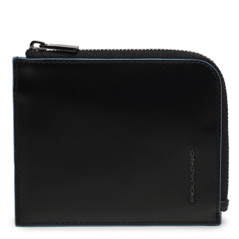 Чехол для кредитных карт PIQUADRO BLUE SQUARE PP6860B2R/N черный натуральная кожа