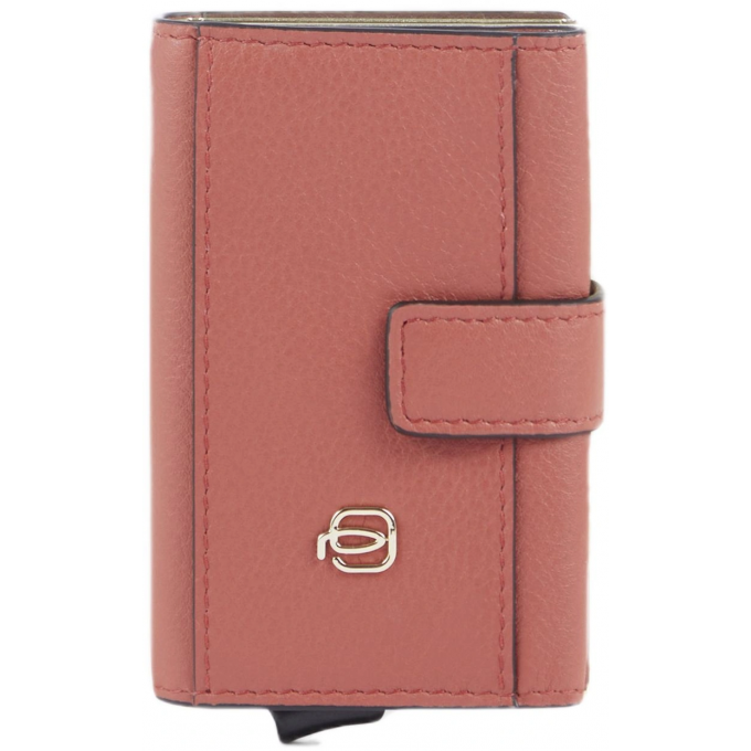 Чехол для кредитных карт PIQUADRO CIRCLE терракотовый/кофейный натуральная кожа PP5649W92R/ARTM