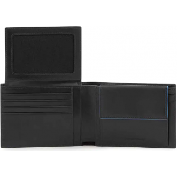 Кошелек мужской PIQUADRO BLUE SQUARE REVAMP PU1392B2VR/N черный Кошелек мужской PIQUADRO BLUE SQUARE REVAMP PU1392B2VR/N черный