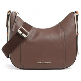 Сумка женская PIQUADRO CIRCLE BD6657W92/MBE коричневая/бежевая Сумка женская PIQUADRO CIRCLE BD6657W92/MBE коричневая/бежевая