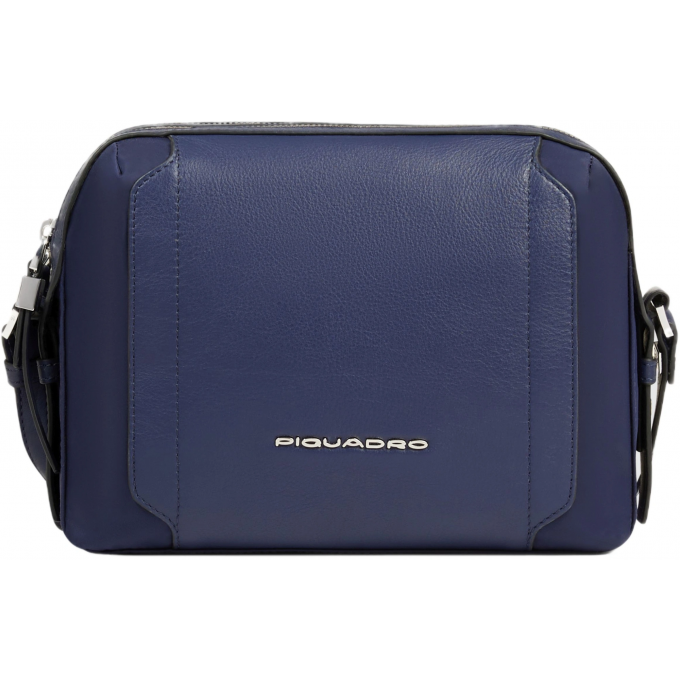 Сумка женская PIQUADRO LYRA темно-синяя натуральная кожа/нейлон BD4870W92T/BLU