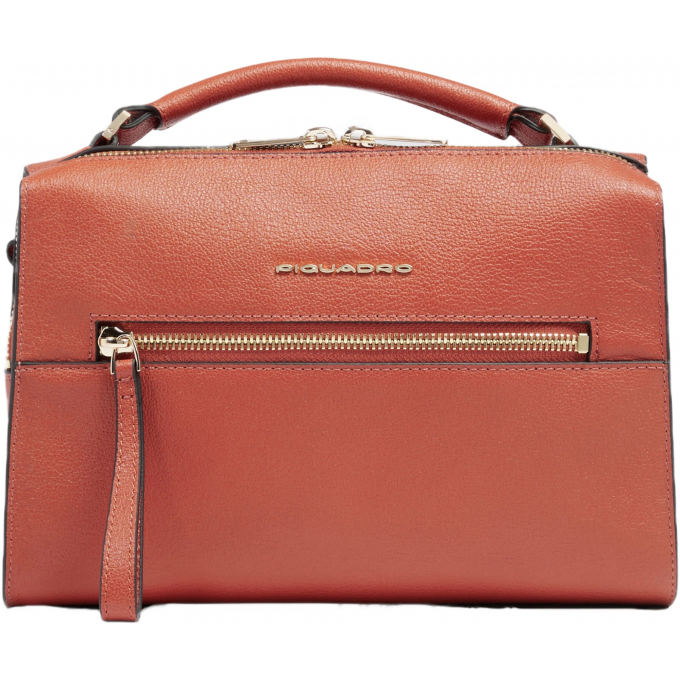 Сумка женская PIQUADRO PATRICIA коралловая натуральная кожа BD6954W140/AR