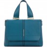 Сумка женская PIQUADRO RAY BD6132S126/VE синий петроль натур.кожа BD6132S126-VE