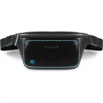 Сумка на пояс мужская PIQUADRO BLUE SQUARE CA2174B2/N черный Сумка на пояс мужская PIQUADRO BLUE SQUARE CA2174B2/N черный